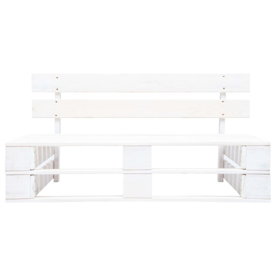 Banco de palés para jardín madera