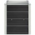 Arriate de acero galvanizado gris antracita 240x40x45