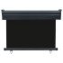 Toldo lateral de balcón negro 105x250