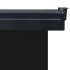 Toldo lateral de balcón negro 105x250
