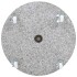 Base de sombrilla redonda de granito gris 30