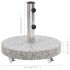 Base de sombrilla redonda de granito gris 30