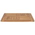 Superficie de mesa de madera maciza de teca 60x60x2,5