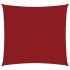 Toldo de vela cuadrado tela Oxford rojo 4,5x4,5