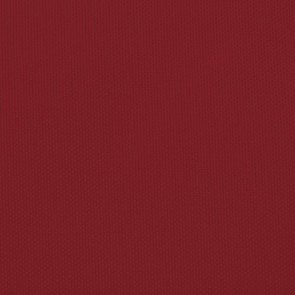 Toldo de vela cuadrado tela Oxford rojo 4,5x4,5