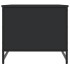 Mesa de centro madera de ingeniería negra 85,5x51x45