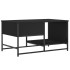 Mesa de centro madera de ingeniería negra 85,5x51x45