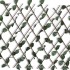 Valla enrejada de sauce 5 piezas hojas artificiales 180x90