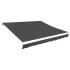 Toldo de lona blanco gris antracita 450x300