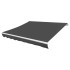 Toldo de lona blanco gris antracita 450x300