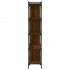 Librería 5 estantes madera ingeniería marrón roble 76x32x158