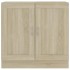 Armario libros madera contrachapada color roble 82,5x30,5x80