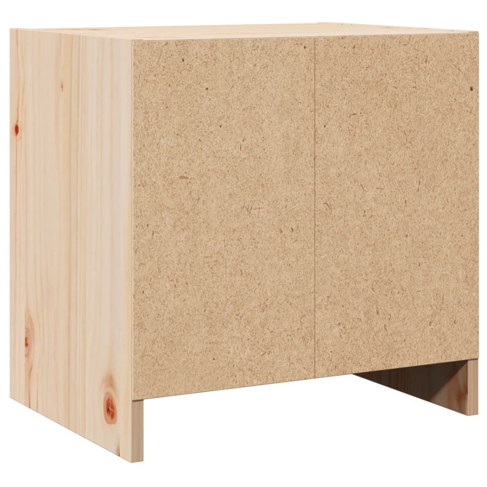 Mesitas de noche 2 uds madera maciza de pino 40x30,5x40