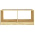 Mesa de centro de madera maciza de pino 75x50x33,5
