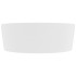 Lavabo lujo con rebosadero cerámica blanco mate 36x13