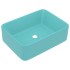 Lavabo de lujo cerámica verde claro mate 41x30x12