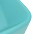 Lavabo de lujo cerámica verde claro mate 41x30x12