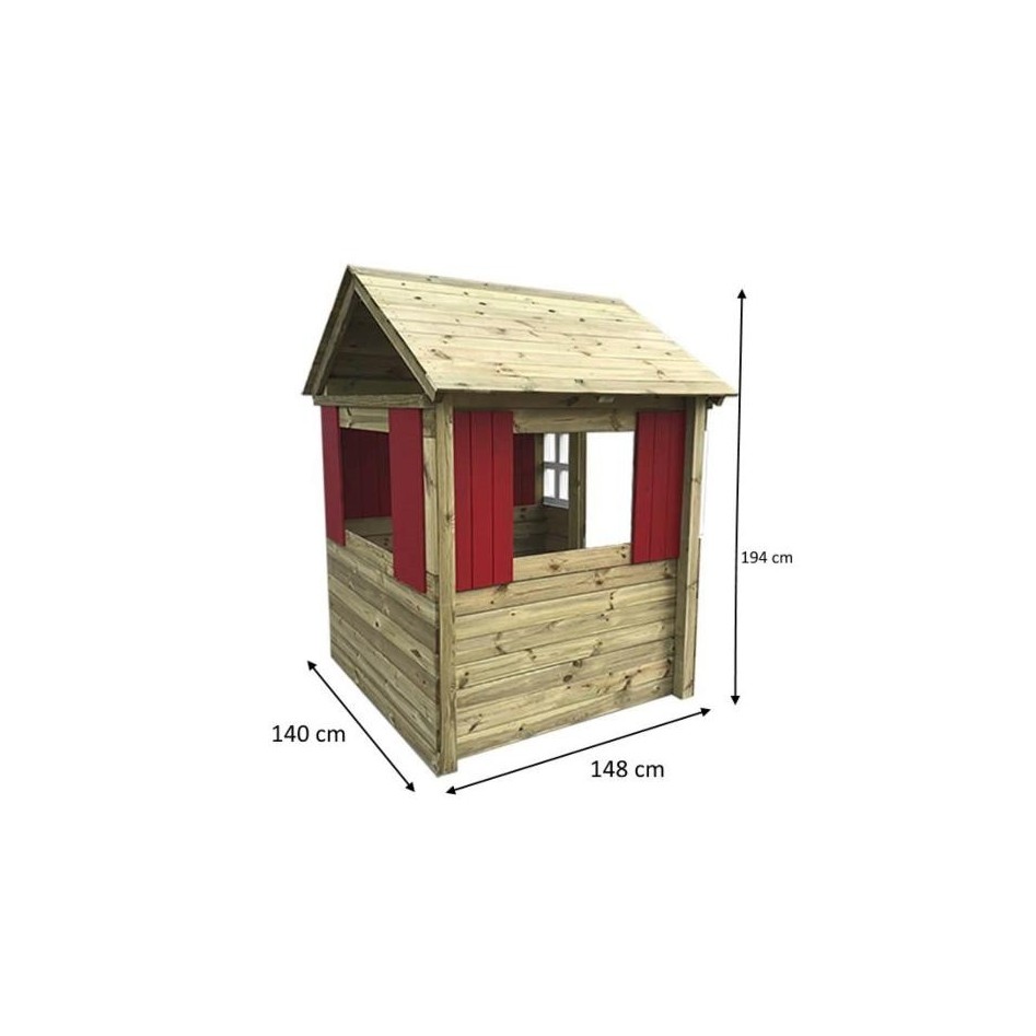 Fresita XL School Casita (Pintada)