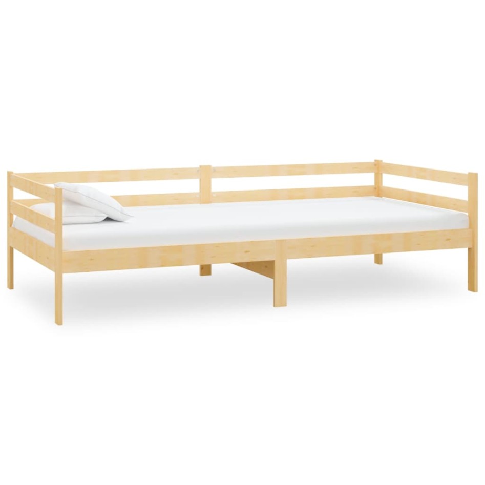 Sofá cama sin colchón madera maciza de pino 90x200
