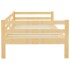 Sofá cama sin colchón madera maciza de pino 90x200