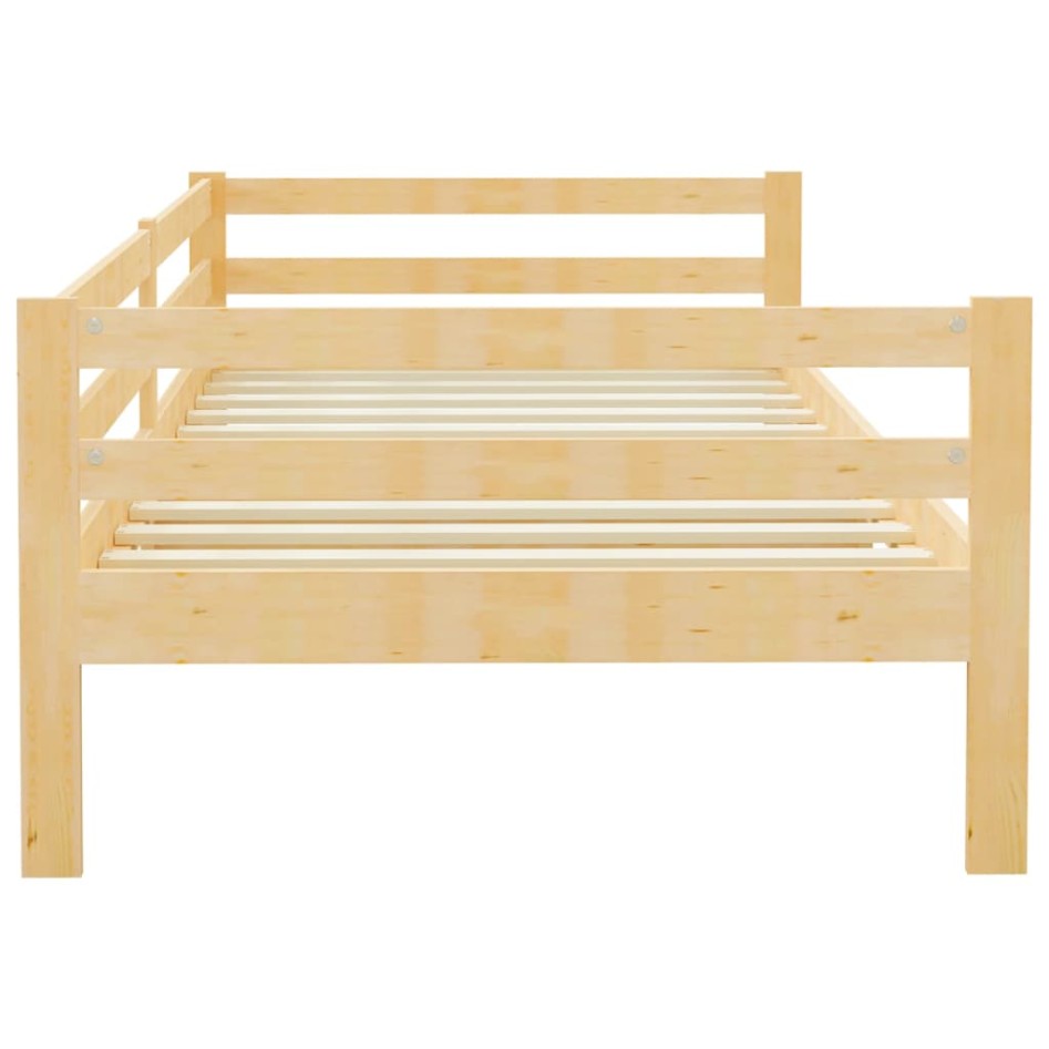Sofá cama sin colchón madera maciza de pino 90x200
