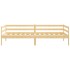 Sofá cama sin colchón madera maciza de pino 90x200