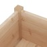 Jardinera de madera maciza de pino 70x70x70