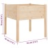 Jardinera de madera maciza de pino 70x70x70
