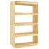 Estantería/divisor de espacios madera maciza pino 80x35x135