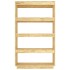 Estantería/divisor de espacios madera maciza pino 80x35x135