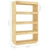 Estantería/divisor de espacios madera maciza pino 80x35x135