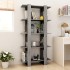 Estantería madera contrachapada gris Sonoma 80x30x160