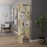 Estantería madera contrachapada color roble Sonoma 45x24x159