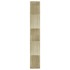 Estantería madera contrachapada color roble Sonoma 45x24x159