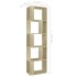 Estantería madera contrachapada color roble Sonoma 45x24x159