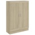 Estantería madera contrachapada color roble 82,5x30,5x115