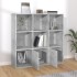 Estantería madera contrachapada gris hormigón 98x30x98