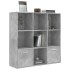 Estantería madera contrachapada gris hormigón 98x30x98