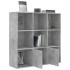 Estantería madera contrachapada gris hormigón 98x30x98