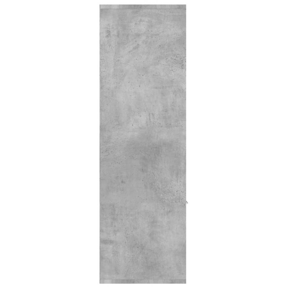 Estantería madera contrachapada gris hormigón 98x30x98