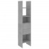 Estantería de madera contrachapada gris hormigón 40x35x180