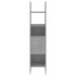 Estantería de madera contrachapada gris hormigón 40x35x180