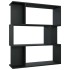 Estantería/divisor madera contrachapada negro 80x24x96