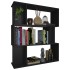 Estantería/divisor madera contrachapada negro 80x24x96