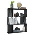 Estantería/divisor madera contrachapada negro 80x24x96