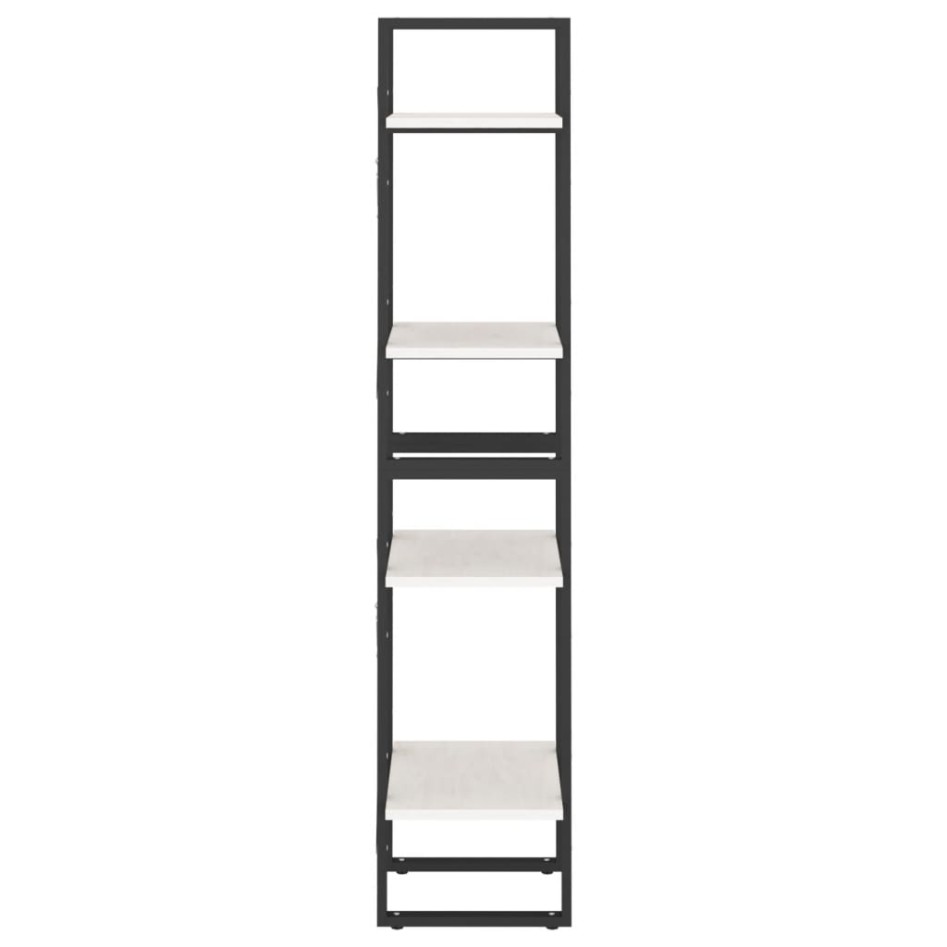Estantería 4 niveles madera maciza de pino blanco 40x30x140