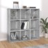 Estantería madera de ingeniería gris hormigón 98x29x97,5