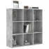 Estantería madera de ingeniería gris hormigón 98x29x97,5