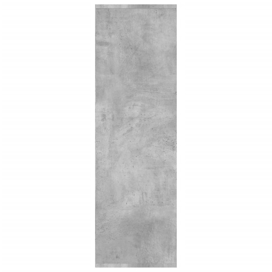 Estantería madera de ingeniería gris hormigón 98x29x97,5