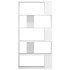 Estantería/divisor de espacios blanco brillante 80x24x159